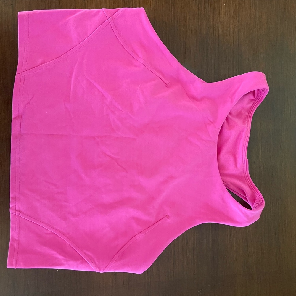 lululemon athletica Vibrant Pink Crop Top